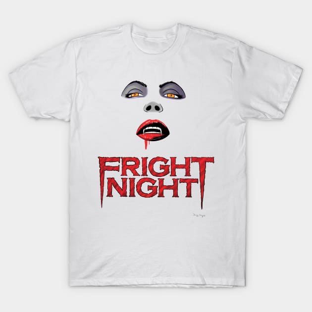 Fright Night 2 with font T-Shirt by DougSQ